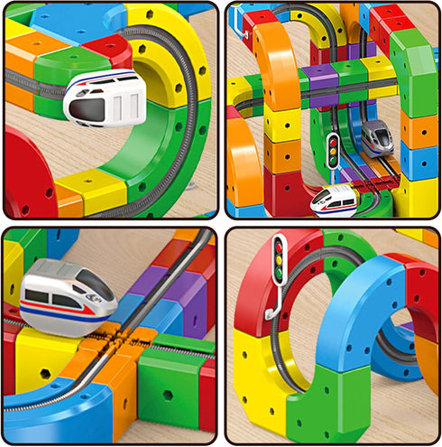 Niville Set The Ultimate Track Expansion: Mini Electric Cars Designed Exclusively for Your Train Add More Vehicles