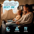 Toddler Airplane Bed - Inflatable Baby Airplane Bed for Toddler with Safety Belt, Travel Bag, Air Pump, Fast-Inflating