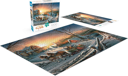 Buffalo Games - Terry Redlin The Pleasures of Winter - 1000 Piece Jigsaw Puzzle, 168 months to 1200 months