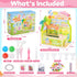 24 Set, 8+ Crelloci DIY Mini Drink Shop Toy, Making Miniature Juice Drinks Cream Material Kit, NOT Edible, Collectible