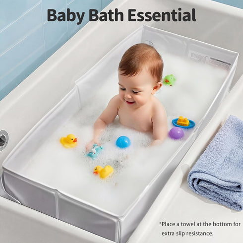 Bella's Friends Life 6M-3Y Baby Bathtub for Toddler, Baby Shower Gifts & Registry Search for Boys Girls, Collapsible