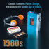 Cassette Set, 1970s Cassettes PANTASY Retro Player Building Portable Tape Player Model with Interchangeable