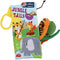 Baby Books 0-6 Months Touch Feel Crinkle Books, Sensory Teething Book for Newborns, Baby Gifts (Jungle Tails)