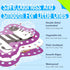 26PCS Kids Lacing Cards - Double Sided Uppercase Sewing Cards with Colorful Laces, Educational Activity Toys