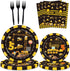 92 5th Pcs Construction Birthday Party Supplies Dump Truck Theme Five Tableware Includes Hanging Swirl, Balloons