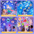 15 Films+15 360 PIKOY Star Projector for Kids Gifts, Soothing Sounds Machine Baby Night Light Projector, Remote