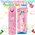 YOFUN Decorate Your Own Water Bottle, 11 Sheets of Unicorn Stickers & Glitter Gems, Craft Kit for Children, Pink