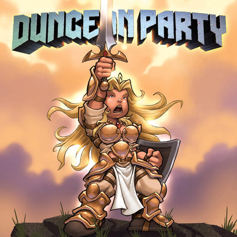 Dungeon Party - Starter Pack: Forbidden Games, Coin Bouncing Role-Playing Card Game, Ages 10+, 1-6 Players