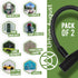 Urban August Child-Proof Refrigerator Lock | Cable Lock for French Door Fridge, Bike, Stroller, & Helmet | Small, Black