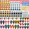 Medieval Knight Weapons Pack Accessories Set, Building Block Toy Armor Helmet Shield Bow Arrow for Mini Figures Gift