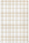 VEKELEE Beige Buffalo Plaid Fitted Crib Sheet for Boys and Girls, Soft and