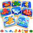 TOY Life Toddler Puzzles Ages 2-4 - Wooden Puzzles for Toddlers 1-3, 8 Piece Educational Toys for Kids 2-4
