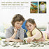55PCS Dinosaur Learning Recognition Flash Cards, Educational Toys for Kids, Gift for Boys and Girls