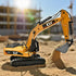 NOVAFUSION 3-5 3-5 Excavator Toys for Boys Year Old,Crawler Excavator Toy with Rotatable Fuselage Workbench