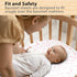 Bassinet Sheets Girl - 3-Pack Soft Fitted Organic Cotton Bassinet Sheets, Fits 32x16x4 Inch Mattresses