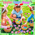 24 Pack Toys,2.7inch Kiss Monkey Prefilled Easter Eggs with Easter Eggs Filled with Sea Animal Pop Toys,Easter Basket