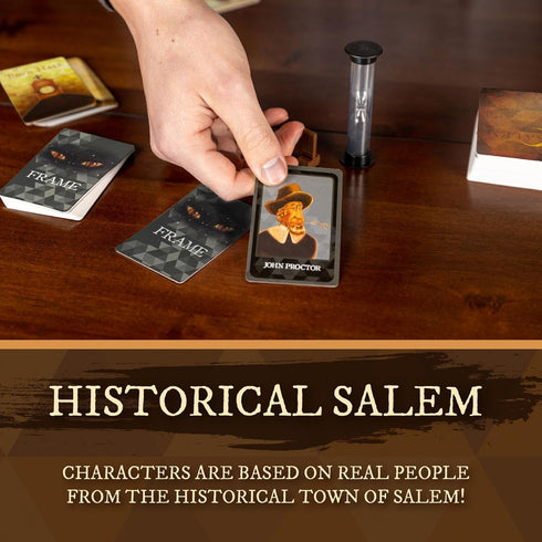 1692 Facade Dark Cites Series Board Game of Strategy, Deceit, and Luck - Card Game for Teens Adults and Family - Salem