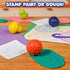2 Set 4 Ready Learn Paint & Dough Mushroom Stampers - of Textures - Playdough Accessories - Easy-Grip Art Supplies