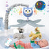 Baby Crib Mobile with Music and Lights for Boys Musical Mobile Animals