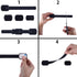 Child Proof Safety Locks - Baby Proofing Cabinet Lock with Adjustable Strap Latches, 6 Extra 3M Adhesives, Black