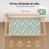 3 Pack 52x28 Baby Crib Sheets for Boys and Girls, Fitted Crib Sheets Neutral for Standard Crib and Toddler Mattresses