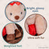Bearington Dazzling Dancer Ballerina Plush - 13 Inch Stuffed Reindeer, Christmas Stuffed Animal