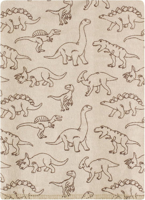 Hudson Baby Unisex Baby Burp Cloths Bundle, Dinosaur Adventures, One Size Cotton Flannel