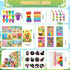 96Pcs Summer Set BenLouis Hawaiian Luau Party Favors Aloha Tiki Theme Coloring Books Crayons Sticker Bulk for Kids