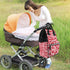 ZSUUGJ Backpack Red Heart Printed Diaper Bag Baby Bag Multi Function Baby Changing Bags For Travel
