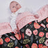 Baby Blanket for Boys Girls Super Soft Blanket,Fluffy Warm Lightweight Baby Receiving Blankets,Double Layer with Dotted Backing for Toddler NurseryQSTEHEML Baby Blankets (Flower, 30*40inch) by QSTEHEML