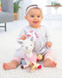 Skip Hop Bandana Buddies Baby Activity and Teething Toy with Multi-Sensory Rattle and Textures, Llama