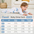 0-6 0.5 2-Way 2 Pack, Baby Sleep Sack Months, TOG Wearable Blanket for Baby Boy and Girl, Zipper Newborn and Infant