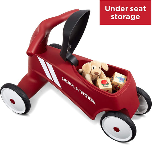 Radio Flyer Scoot About Sport, Toddler Ride On Toy, Ages 1-3, Red
