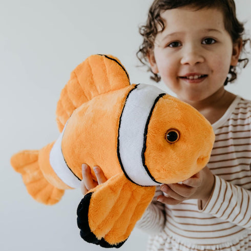 15 inches The Petting Zoo Clownfish Stuffed Animal Plushie, Gifts for Kids, Wild Onez Sealife Animals, Clownfish Plush