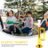 Toyvian 14pcs Plastic Trumpet Toy, Kids Trumpet Instrument Party Noise Makers, Golden Kids Birthday Party Favors