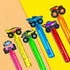 uoyoi Favors,24Pcs Monster Truck Party Car Bubble Wands for Kids,Cool Bubble Wand for Monster Truck Birthday Party