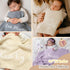 STELABUN 40 30 inches, Personalized Embroidered Baby Blanket for Boys/Girls, Cotton Chunky Knit Customized Swaddle