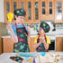 Set 27 3-7 Anpro Complete Kids Cooking and Baking - Pcs Includes Aprons for Boys, Chef Hat, Mitt & Utensil to Dress Up