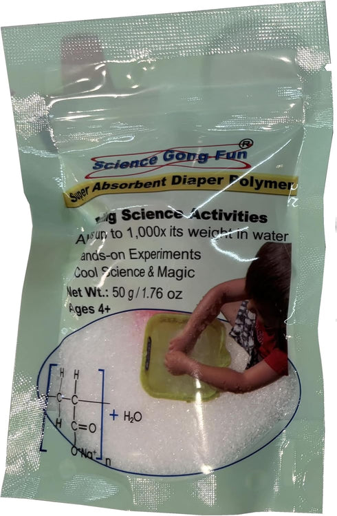 50 Grams Sodium Polyacrylate Superabsorbent Diaper Polymer