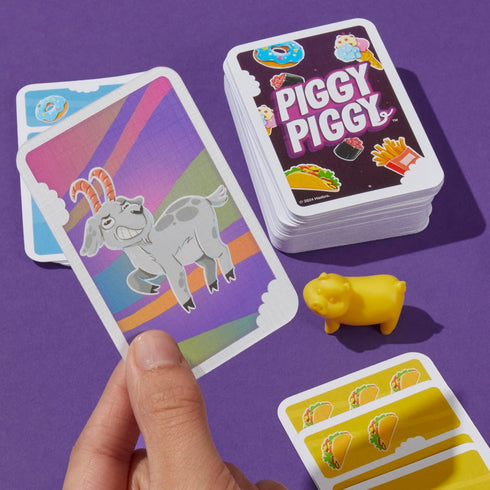 Piggy Piggy Card Game - Fun Family Game for Kids, Teens, and Adults, Ages 7+, 2-6 Players, Quick-Playing