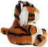 5 Inches Aurora Adorable Palm Pals Indy Tiger Stuffed Animal - Pocket-Sized Play - Collectable Fun - Orange