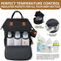 Backpack Diaper Bag for Baby Girl Boy Travel, Unisex Design with Pacifier Case, Theft Pocket, Changing Pad, Durable