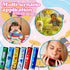 24 Row,16 Pcs Kids Harmonica,Cartoon Harmonica Toy with Double Holes Toddler Harmonicas for Beginners' Musical