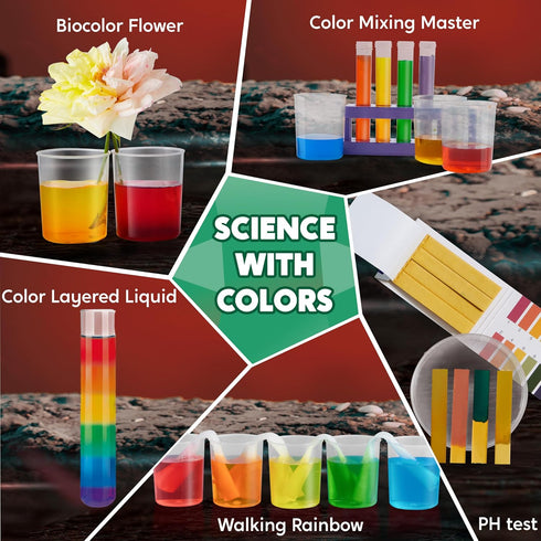 Klever Kits Amazing Science Kits with 85+ Experiments, STEM Activities for Kids Aged 6-8+
