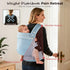 MOCKPOSE Ergonomic,Cozy 7-40lbs,3 Baby Carrier Newborn to Toddler- and Lightweight Infant Carrier for Carry Positions