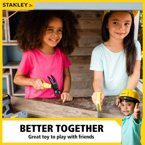 Toolbox 3 Toolset Red Stanley Jr. Piece Pretend Play