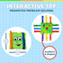 Buckle Toys - Buster Square - Learning Activity Toy - Develop Fine Motor Skills and Problem Solving - Easy Travel Toy