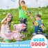 Beria Bubble Machine 2 Pack - Bubble Gun for Toddlers, Outdoor Indoor Toys for Kids Ages 4-8