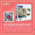 1000 23" 23" eeBoo Piece Puzzle - Springtime Kitchen Jigsaw Puzzle for Adults, Square x Made with Recycled Board
