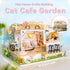 DIY Miniature Cat Cafe Dollhouse Kit - Perfect Valentine's Gift